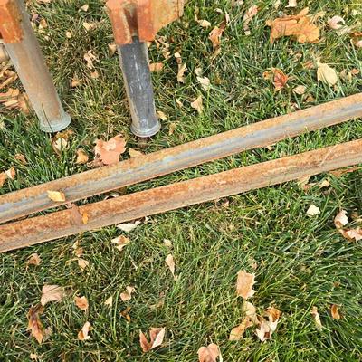 Antique brass bed frame