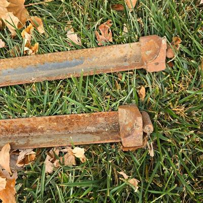 Antique brass bed frame