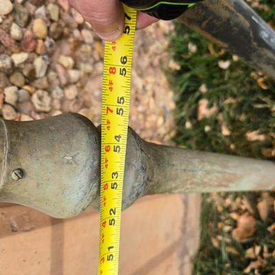 Antique brass bed frame