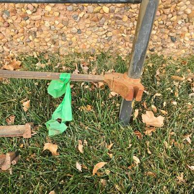 Antique brass bed frame