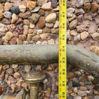 Antique brass bed frame