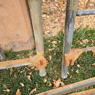 Antique brass bed frame