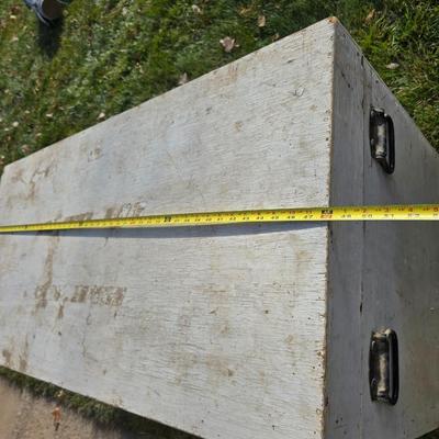 Large livestock show box - Tack storage - Grain bin - Many other uses Large wooden trunk