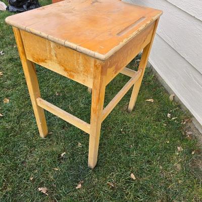 Antique wooden desk