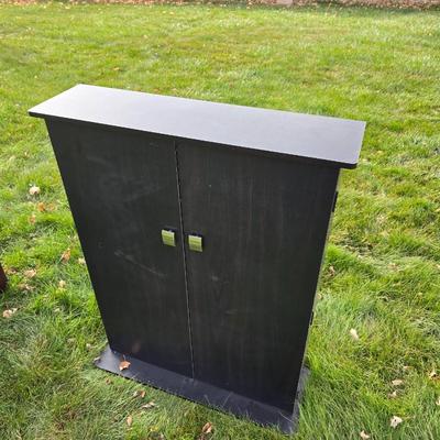 Small narrow storage cabinet