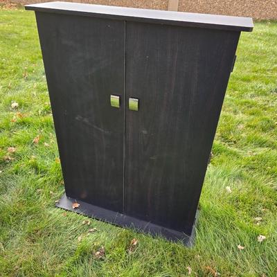 Small narrow storage cabinet