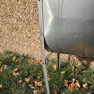 Stainless steel utility sink