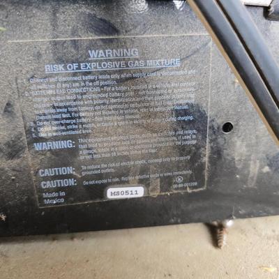 Battery charger and jumper cables