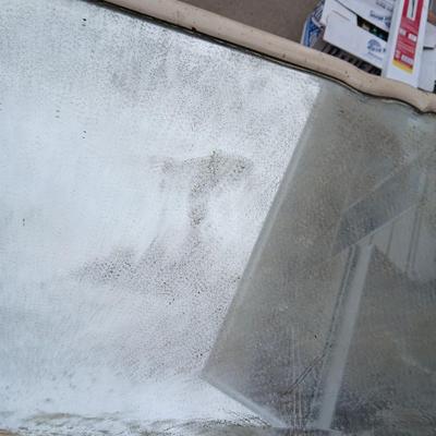 Vintage pink dresser with antique mirror