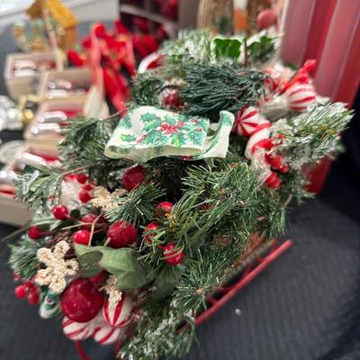 Sale Photo Thumbnail #235: Christmas Decor, Nativity, Bells, Cardinals, Angel, and More.