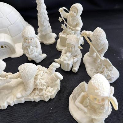 Sale Photo Thumbnail #244: Lot of 15 Department 56 Snow Babies 
All various Activities.