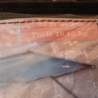 Bass Pro Folding portable cot in storage bag