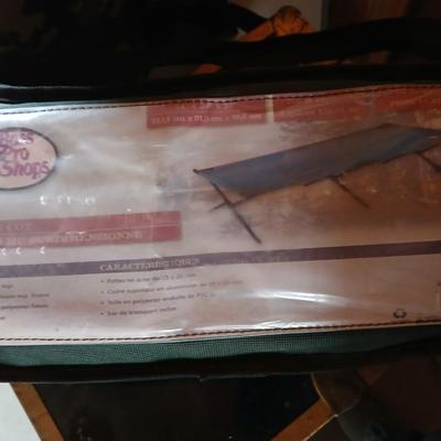 Bass Pro Folding portable cot in storage bag