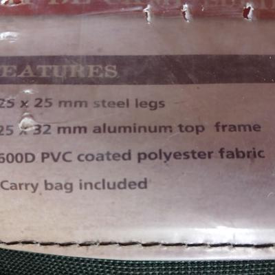 Bass Pro Folding portable cot in storage bag