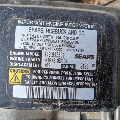 Craftsman 3.5 HP edger with gas can