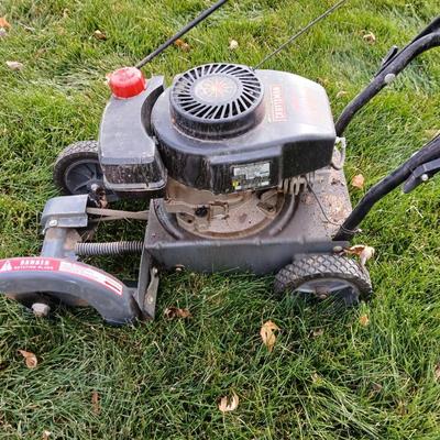 Craftsman 3.5 HP edger with gas can