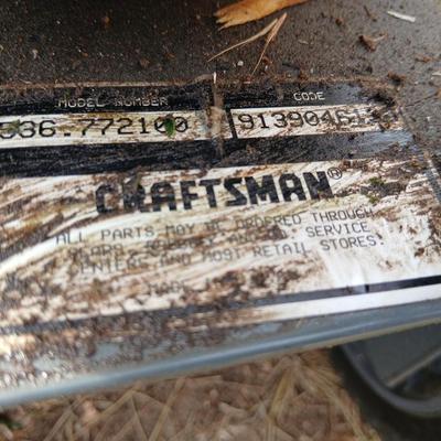 Craftsman 3.5 HP edger with gas can
