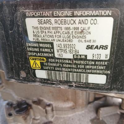 Craftsman 3.5 HP edger with gas can