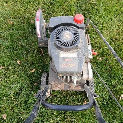 Craftsman 3.5 HP edger with gas can