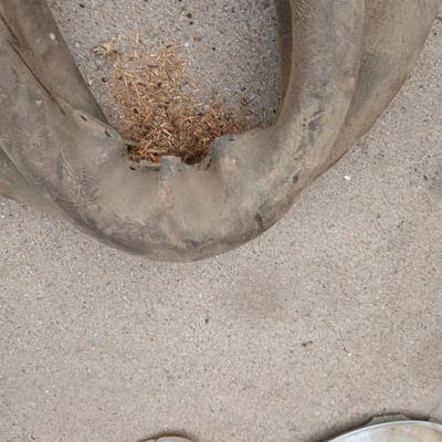 Antique horse collar and hames.