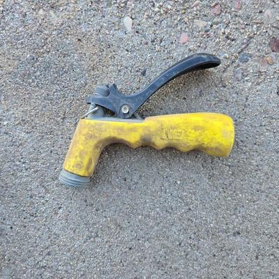 Gardening items - flowerpots - sprinkler - weed eater twine - hand tools - flags - new gate latch - gloves and more