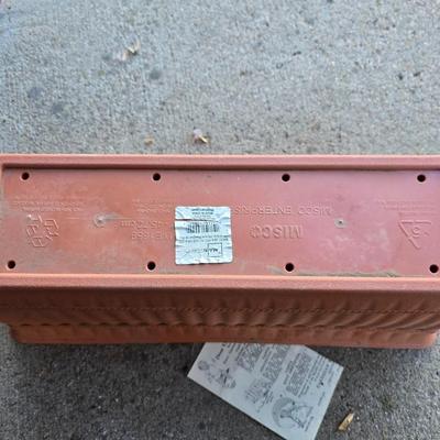 Gardening items - flowerpots - sprinkler - weed eater twine - hand tools - flags - new gate latch - gloves and more