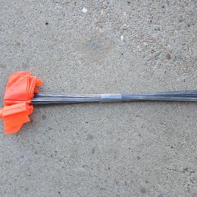 Gardening items - flowerpots - sprinkler - weed eater twine - hand tools - flags - new gate latch - gloves and more