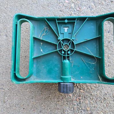 Gardening items - flowerpots - sprinkler - weed eater twine - hand tools - flags - new gate latch - gloves and more