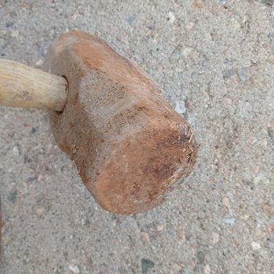 Old Pickaxe and sledgehammer
