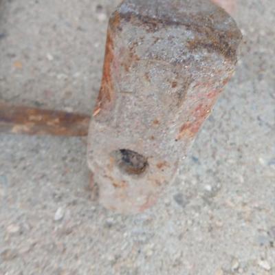 Old Pickaxe and sledgehammer