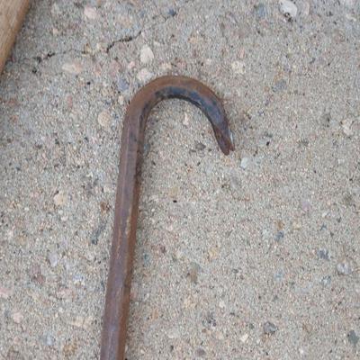 Old Pickaxe and pry bar