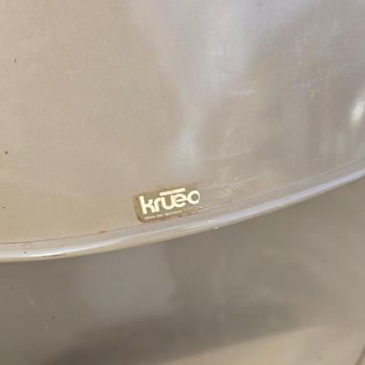 Six metal folding chairs