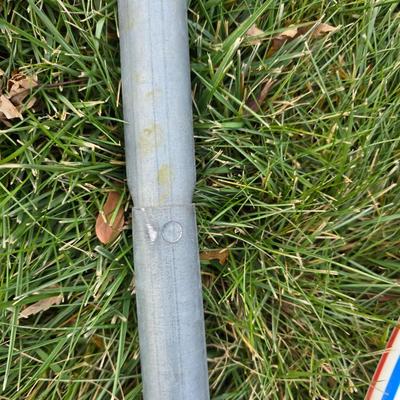 Tetherball on short pole, basketball and a hoola hoop