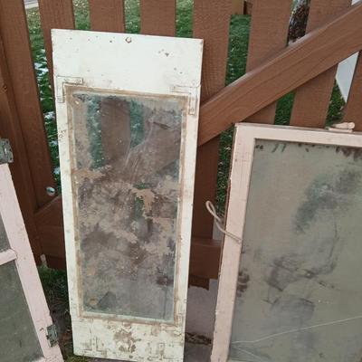 Three old windows