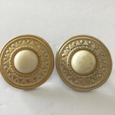 Large vintage statement earrings