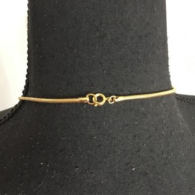 Beautiful, vintage, brushed gold, toned, leave statement necklace