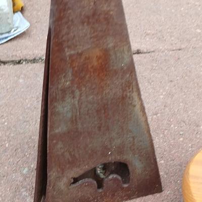 Woodstock Chimes Seascape Windchime with iron bear gong and new metal plant support