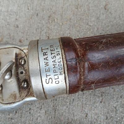 Stewart Livestock shears - hoof knife and brushes