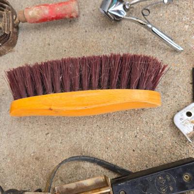 Livestock items - heater - brushes - hand clippers = and more