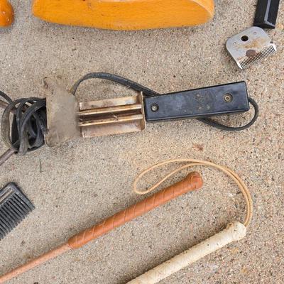 Livestock items - heater - brushes - hand clippers = and more