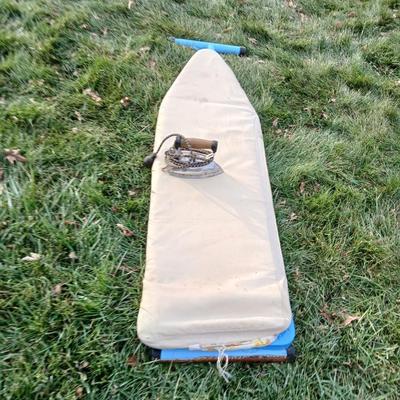 Vintage iron with Ironing board