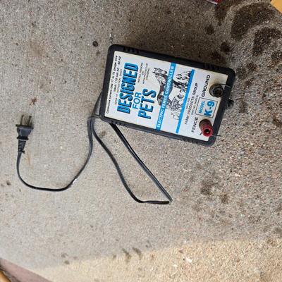 Livestock items - small electric clippers - hoof trimmers- small electric fence charger for pets