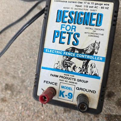 Livestock items - small electric clippers - hoof trimmers- small electric fence charger for pets