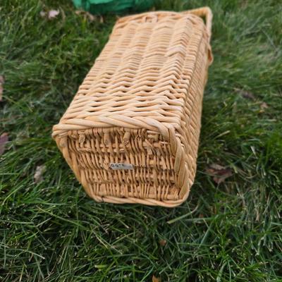Collection of wicker baskets and harvesting baskets