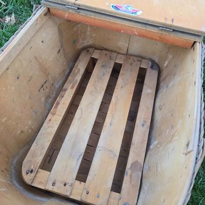Collection of wicker baskets and harvesting baskets