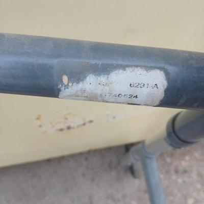 Mobility walker with a London fog umbrella