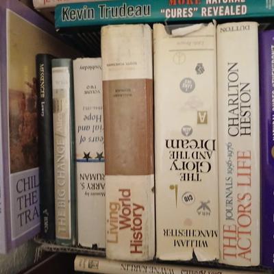 Boxes of Hardback books - 2 boxes full - The old Northwest - war of 1812 - The glory and the Dream - and other great titles