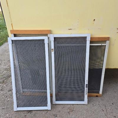 New titan doorknob, new mailbox, new porch light and adjustable window screens