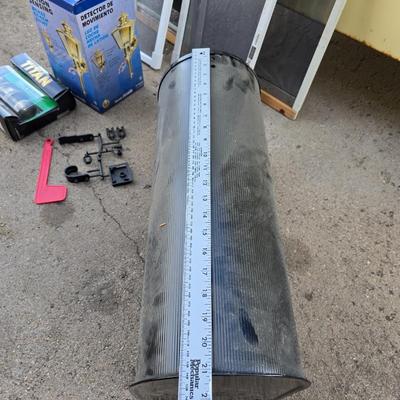 New titan doorknob, new mailbox, new porch light and adjustable window screens