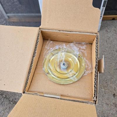 New titan doorknob, new mailbox, new porch light and adjustable window screens